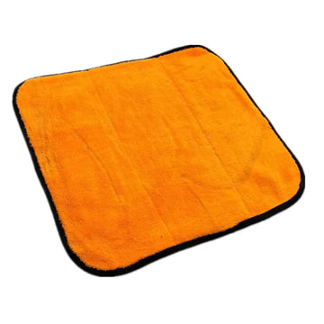 Formula microfibre buffing towel 40x45cm 800GSM orange and grey