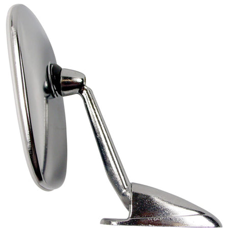 THM KL376 Car Mirror Chrome Universal 100 x 145mm with Bracket Flat | Hobeca