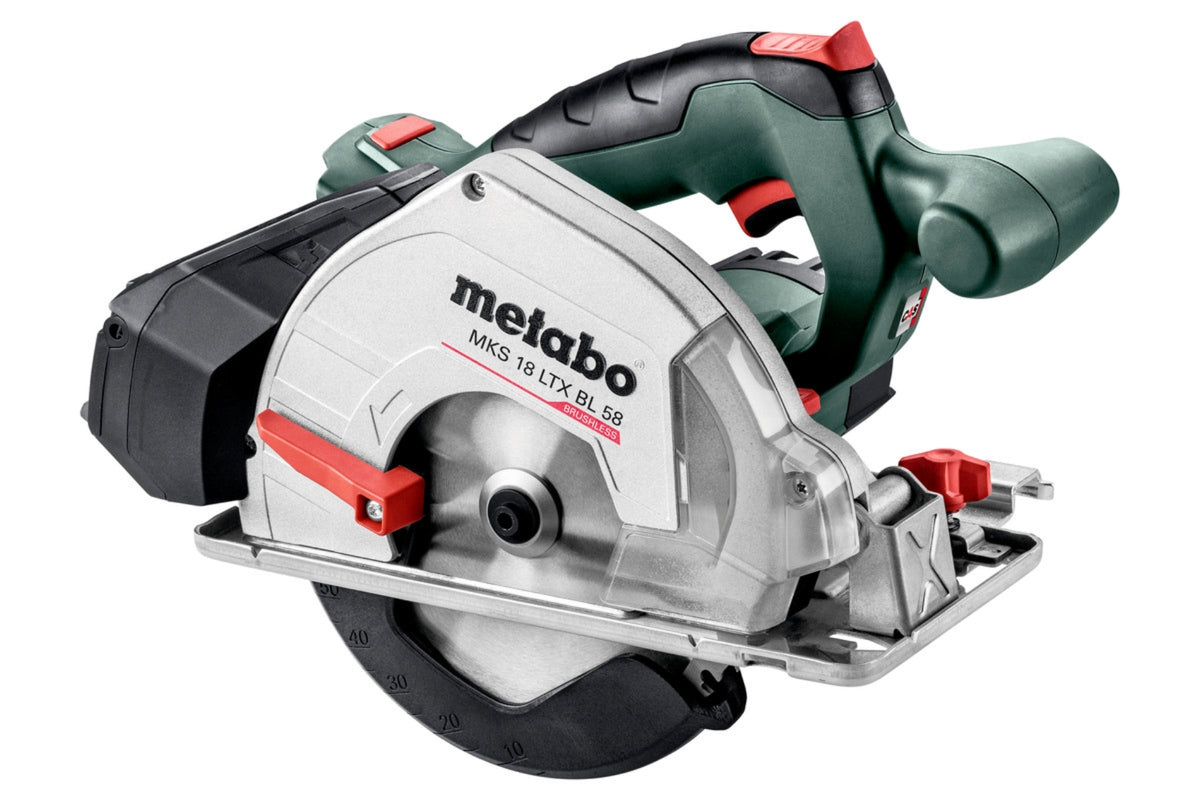 Metabo 18V brushless metal cutting circular saw with chip collection box