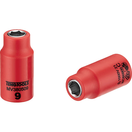 Teng 1000V VDE 3/8in Dr. Insulated Socket - ISL_MV380509