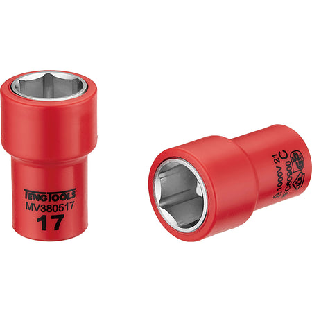 Teng 1000V VDE 3/8in Dr. Insulated Socket - ISL_MV380517