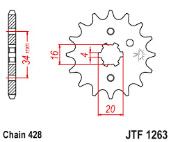 Sprocket Front Psychic Suzuki Yamaha | Formula