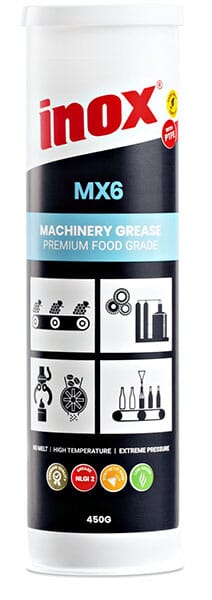 Inox MX6 Food Grade Machinery Grease - Cartridge 450gm | Hobeca