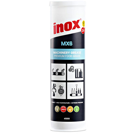 Inox MX6 Food Grade Machinery Grease - Cartridge 450gm | Hobeca