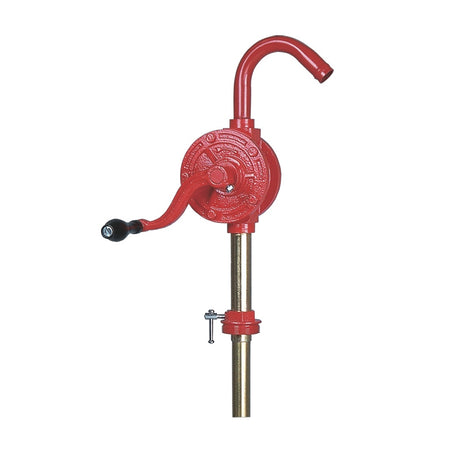 Cast iron rotary pump for diesel and oil dispensing from industrial barrels