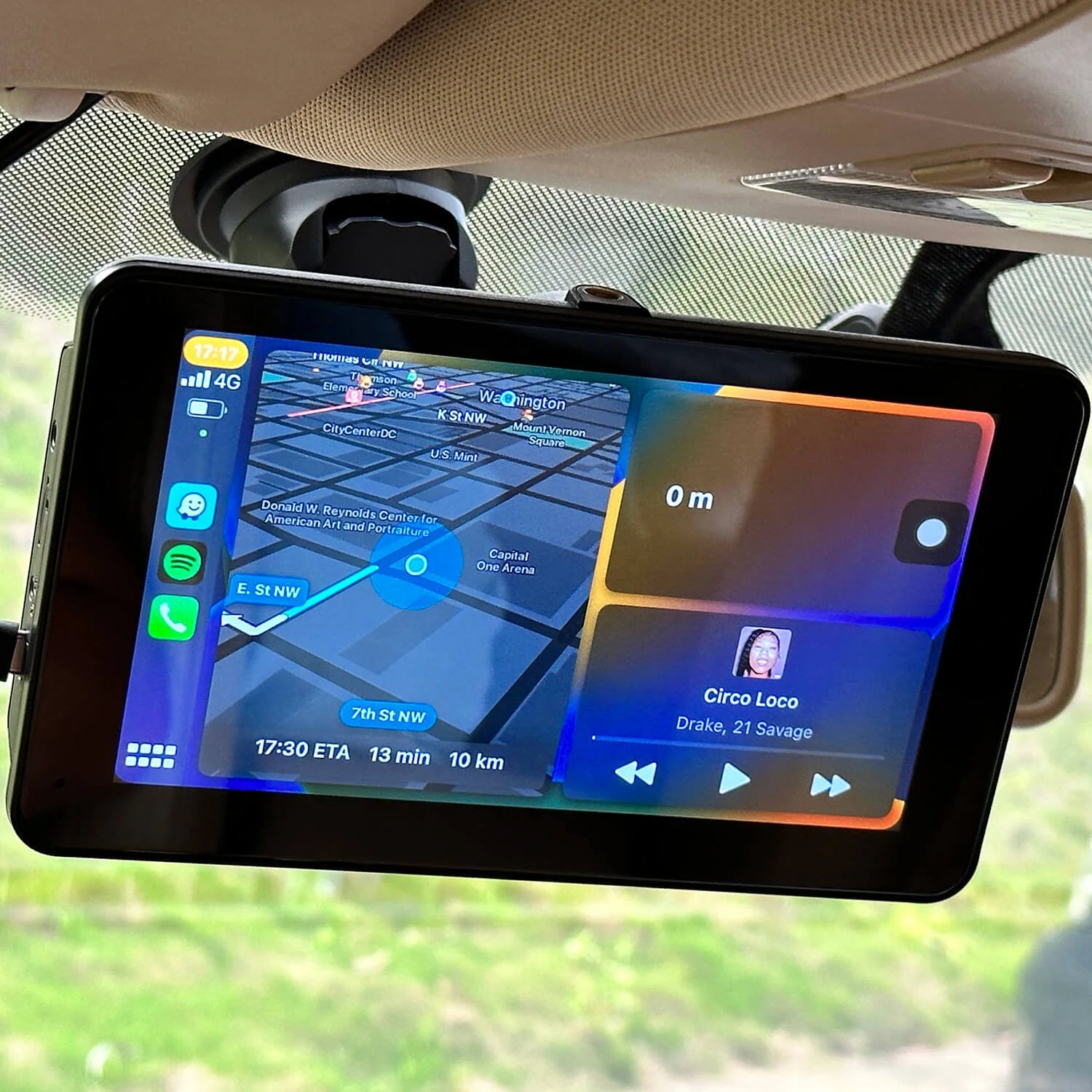 Ottocast Carplay & Android Auto Wireless Screen 7