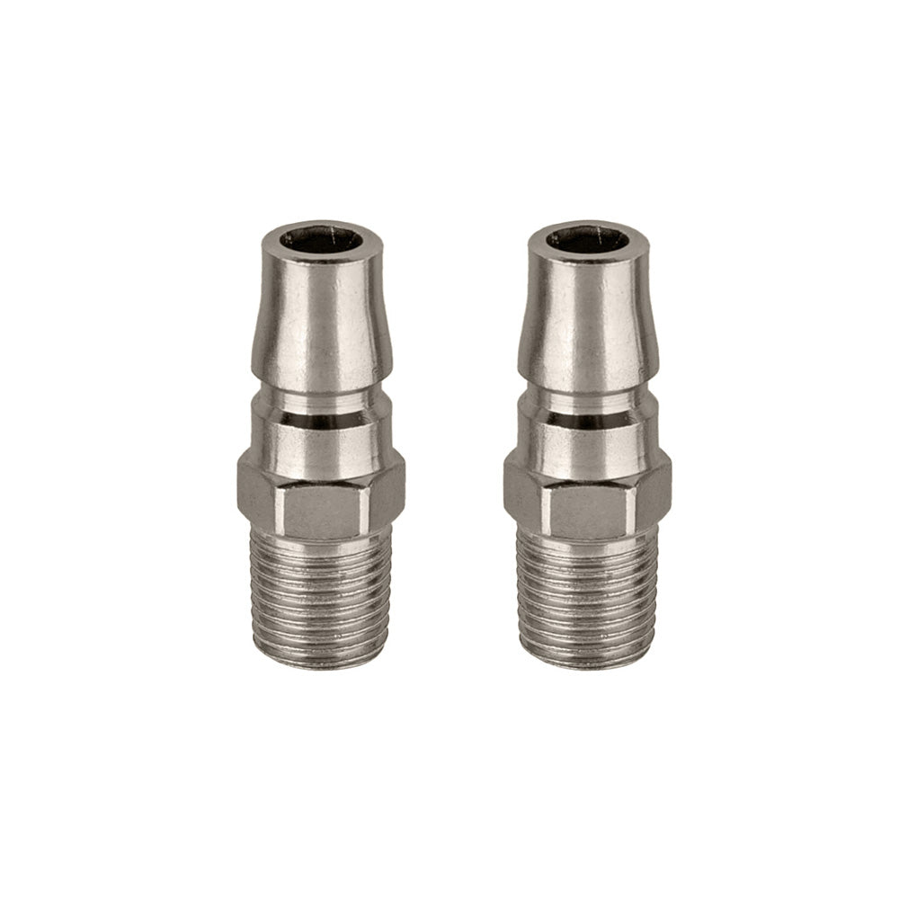 Powerbuilt 2pc Male Connectors NITTO 1/4BSP | Alltrade