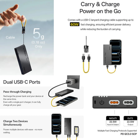 Nitecore 10,000mah Power Bank Gen4 Ultra Lightweight Carbon Fiber Energy Brick | Formula