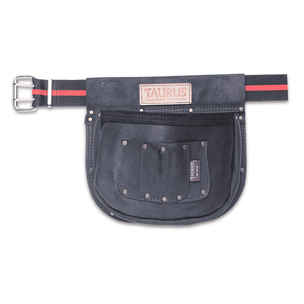 Taurus Full Leather 3 Pocket Nail Bag | Hobeca