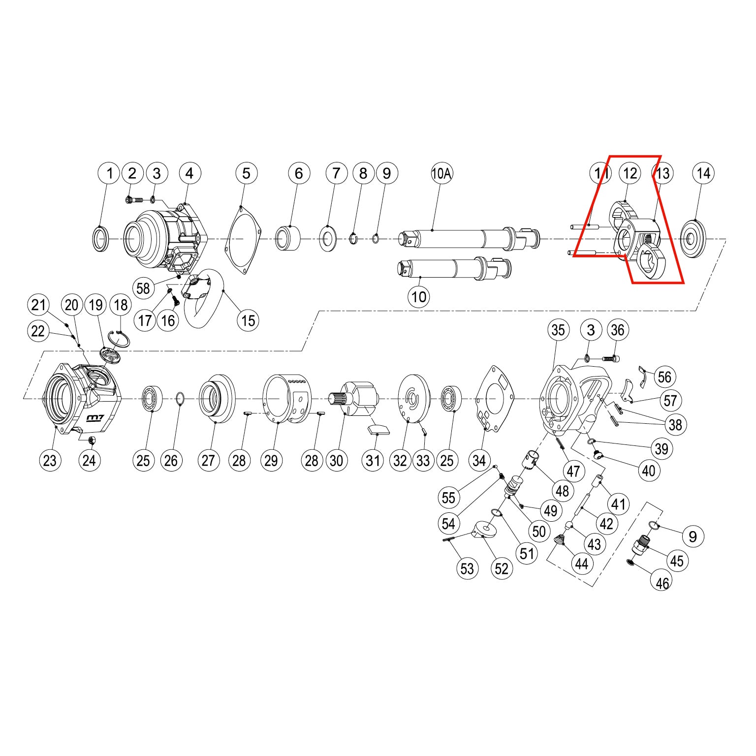M7 Hammer 2pc For Nc-8211 / Nc-8221 | Formula