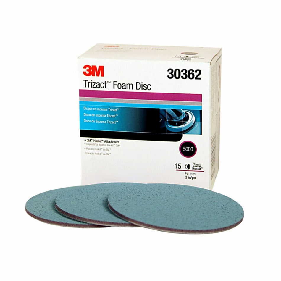 3m 30362 Trizact Foam Disc 76mm 5000g