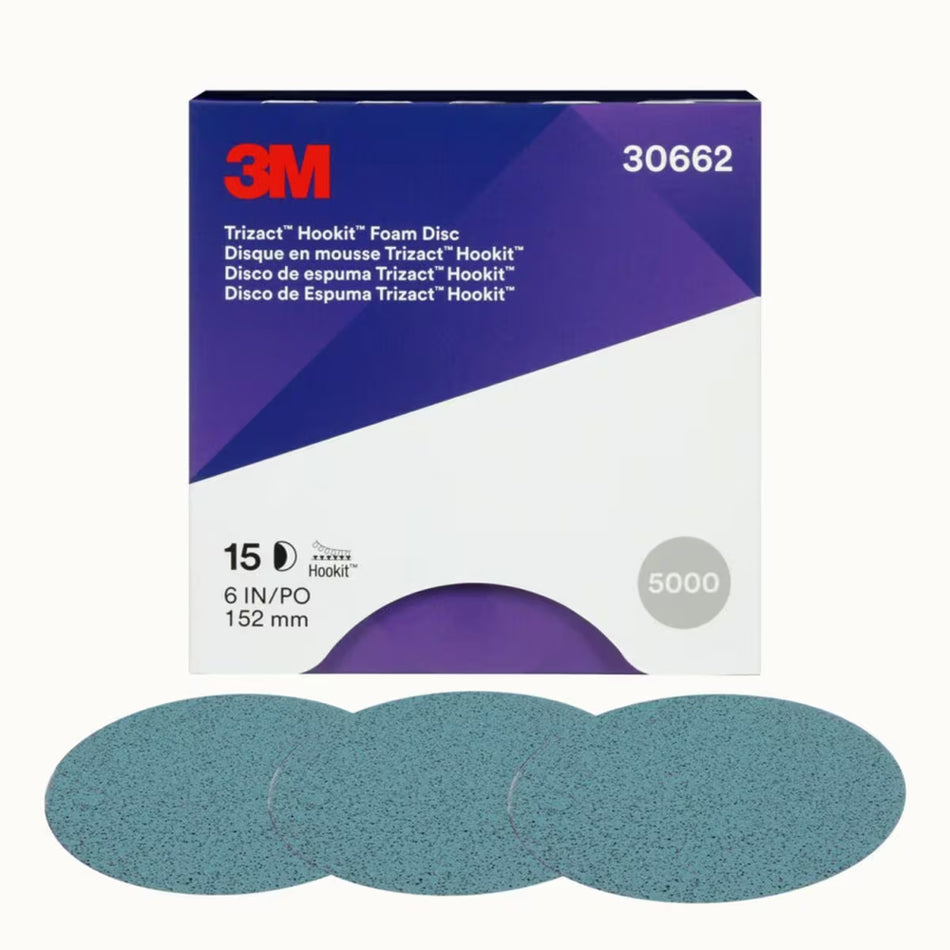 3m 30662 Trizact Foam Disc 150mm 5000g