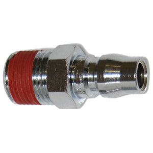 THB 40PM 1/2 inch plug male air coupler with chrome-plated steel body