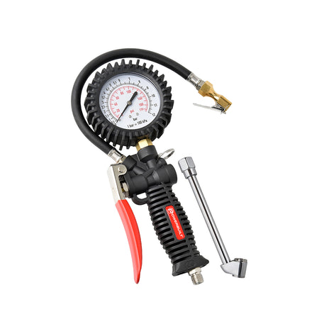 Powerbuilt Heavy-Duty Tyre Inflator with Gauge | Alltrade