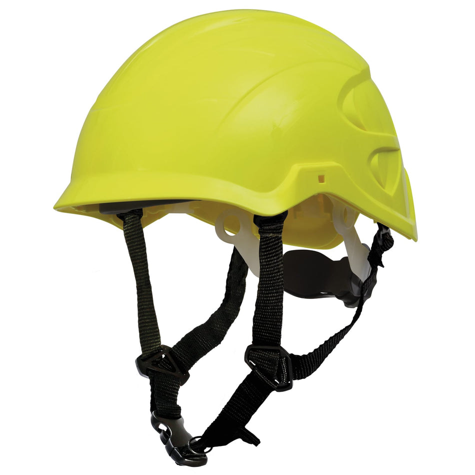 Nexus SecurePlus Green Ratchet Adj Non-Vented Helmet + SecurePlus Chinstrap