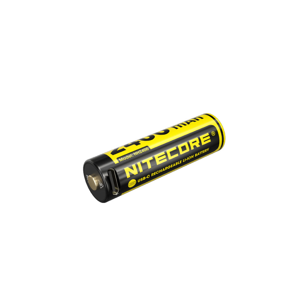 Nitecore NH2400 USB-C rechargeable 1.5V Li-ion AA battery 2400mAh
