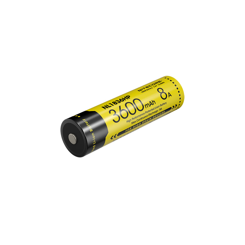 Nitecore Li-Ion Rechargeable 18650 Battery 3600mah 3.6v