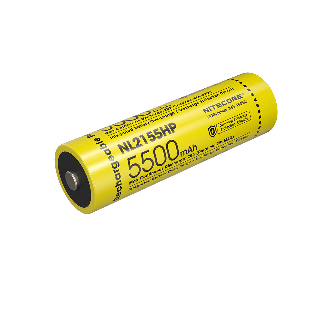 Nitecore 5500mah Rechargeable 21700 Li-Ion Battery | Formula