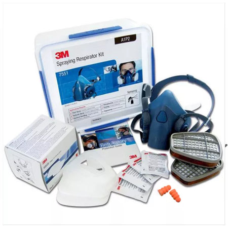 3m 7551 A1p2 Spraying Respirator Kit Medium | Formula