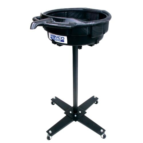 Wayco 18L Oil Pan with Removal Mesh Tray with Adjustable Rack Stand 996mm - 1550mm