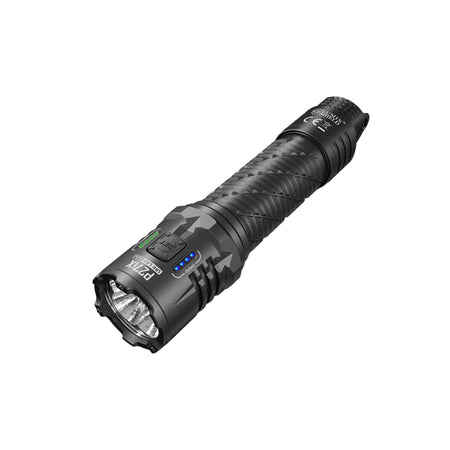 Nitecore P27iX tactical rechargeable torch with tactical grip and holster