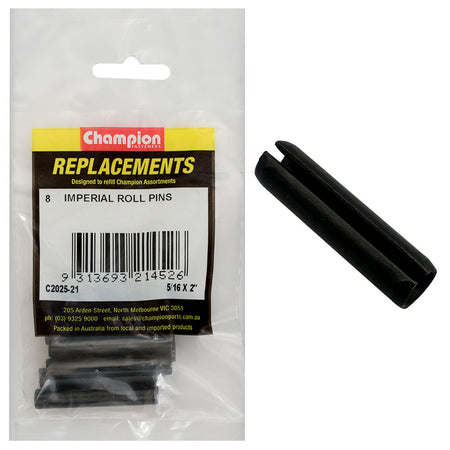 Champion 5/16 x 2in Imperial Roll Pin -8pk | ISL