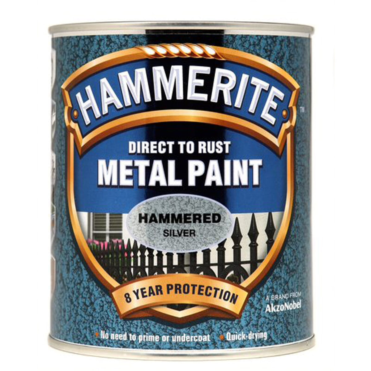 Hammerite Hammered 750ml Silver | Hobeca