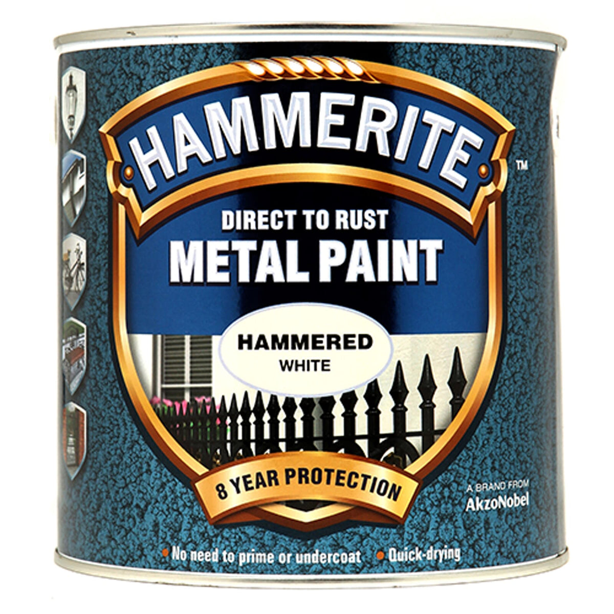 Hammerite Hammered 2.5litre White | Hobeca