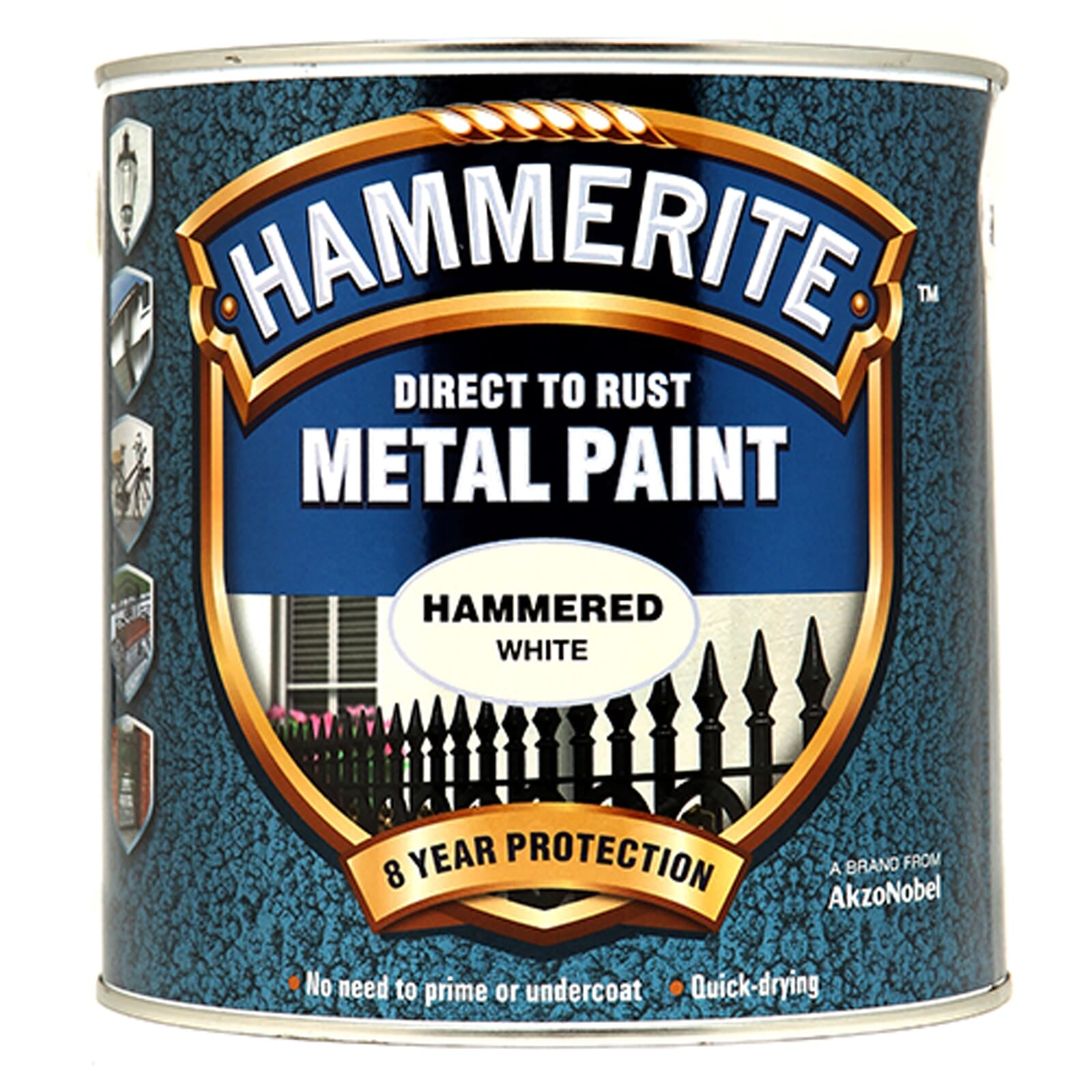 Hammerite Hammered 2.5litre White | Hobeca