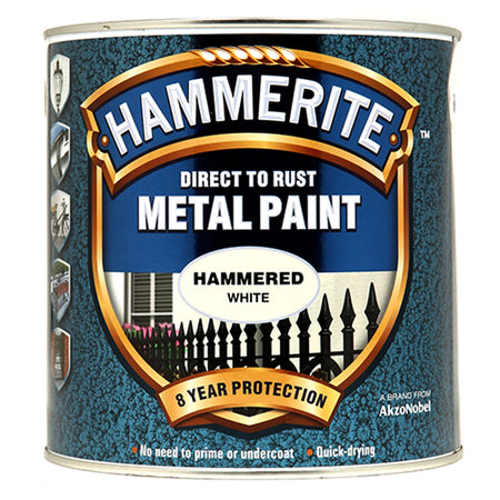 Hammerite Hammered 2.5litre White | Hobeca