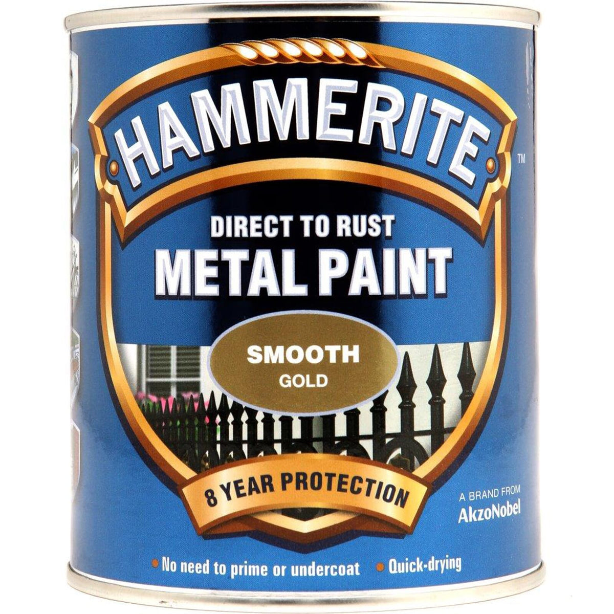 Hammerite Smooth 750ml Gold | Hobeca