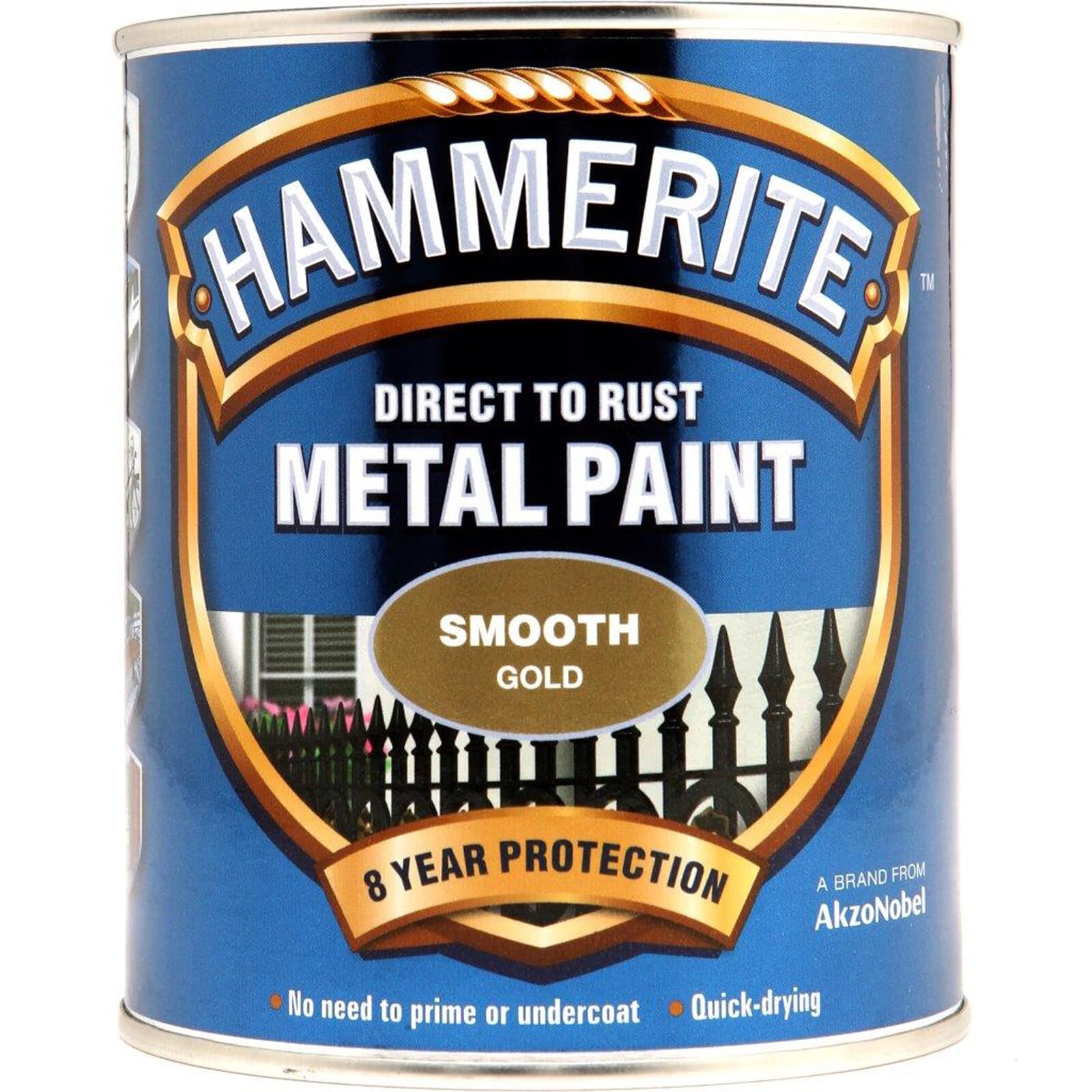 Hammerite Smooth 750ml Gold | Hobeca