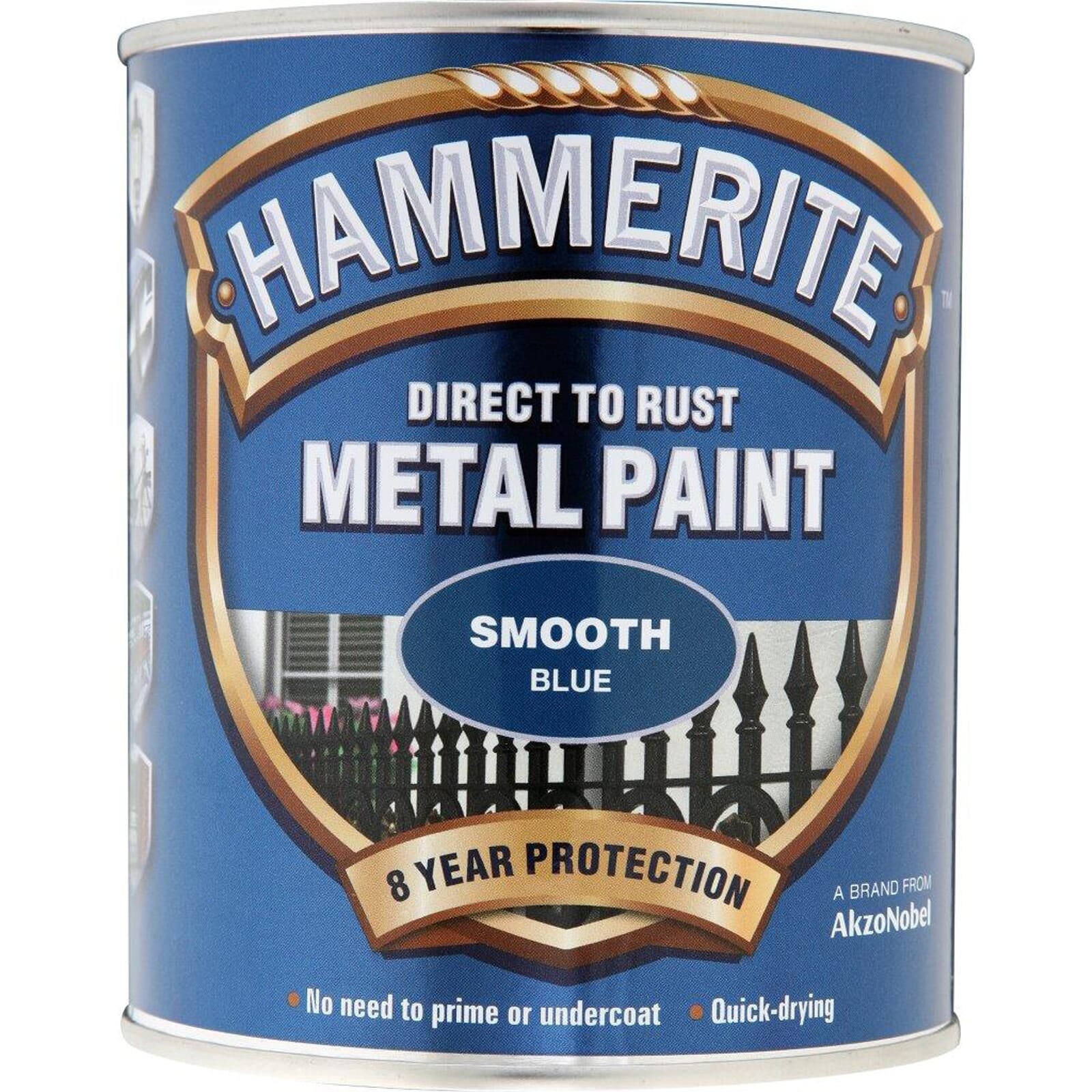 Hammerite Smooth 750ml Blue | Hobeca