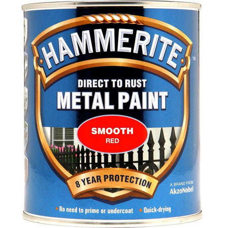 Hammerite Smooth 750ml Red | Hobeca