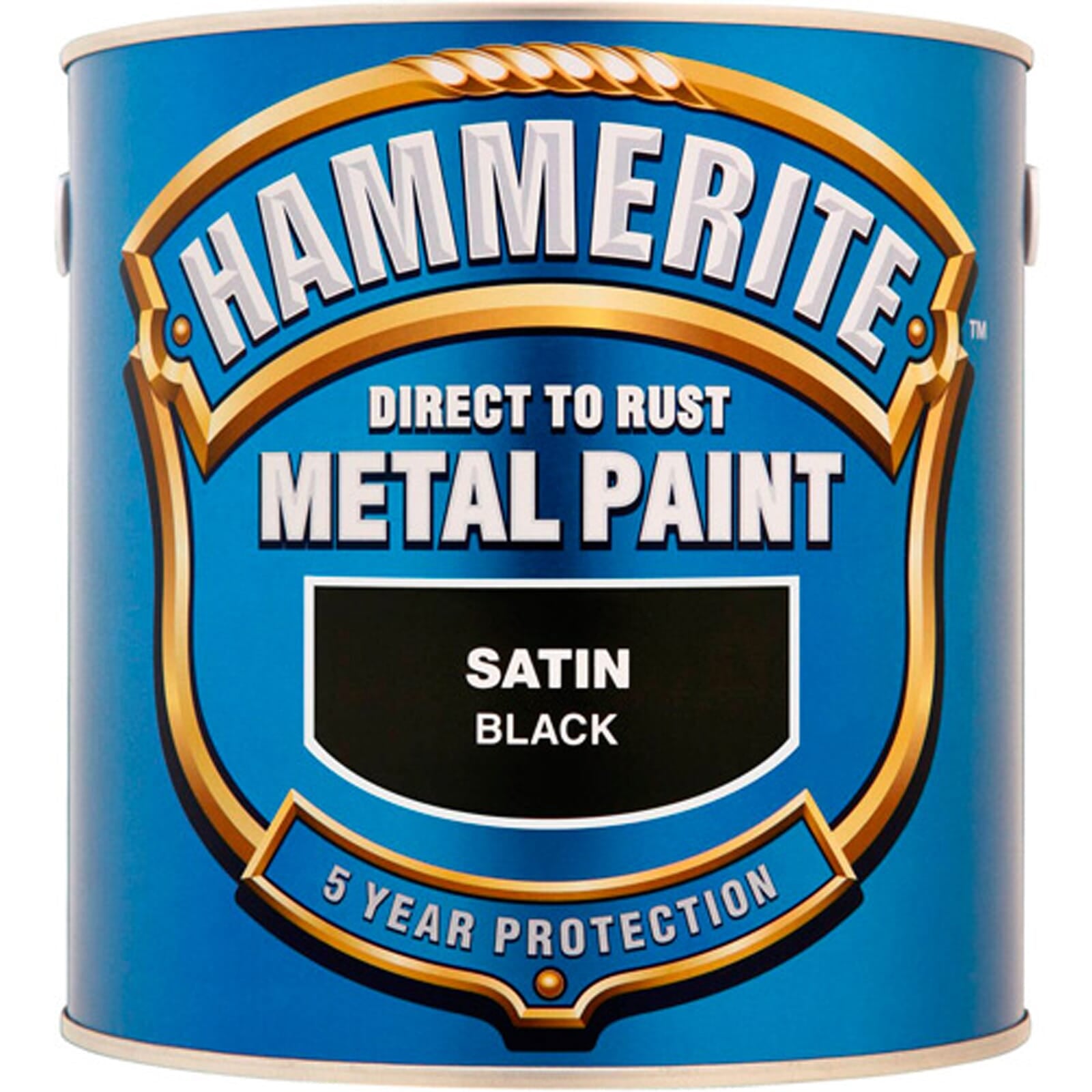 Hammerite Satin 2.5litre Black | Hobeca
