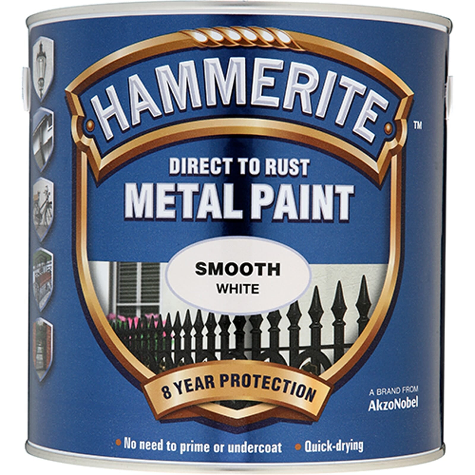 Hammerite Smooth 2.5litre White | Hobeca