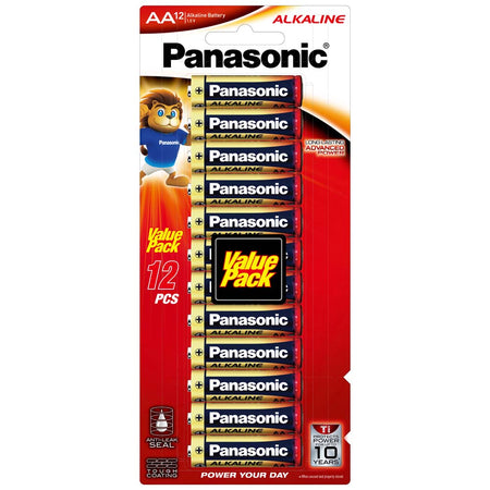 Panasonic AA Battery Alkaline - ISL_PALR6T/12B