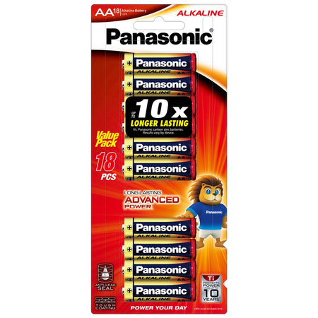 Panasonic AA Battery Alkaline - ISL_PALR6T/18B