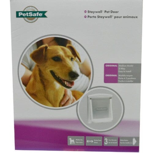 Petsafe Pet Door - Medium White #740 | Hobeca