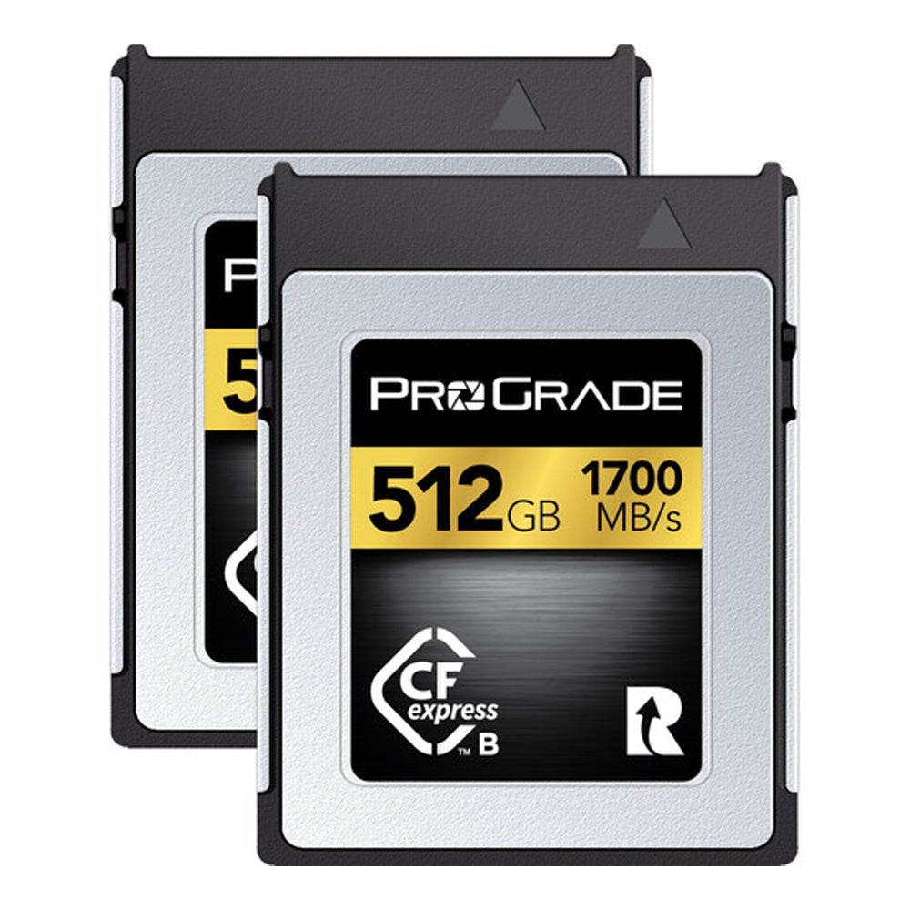 Prograde Digital Cfexpress Type B Gold 512gb R1700mb/S W1400mb/S 2pk | Formula