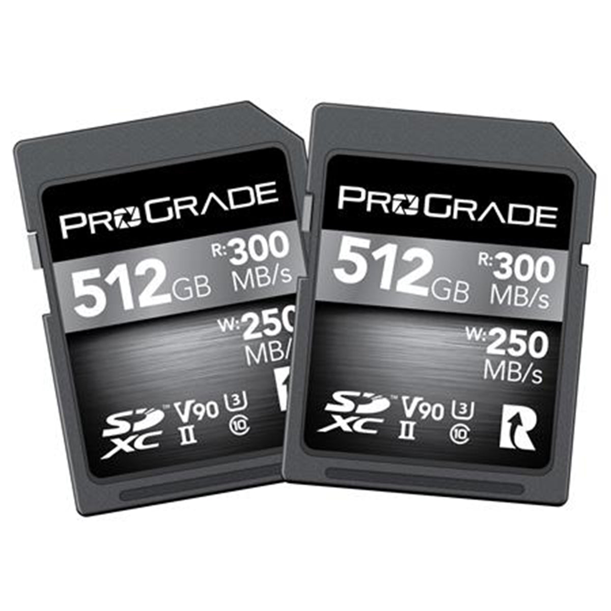 Prograde Digital Sdxc Cobalt Uhs-Ii 512gb R300mb/S W250mb/S V90 2pk | Formula