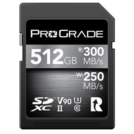 Prograde Digital Sdxc Cobalt Uhs-Ii 512gb R300mb/S W250mb/S V90 | Formula
