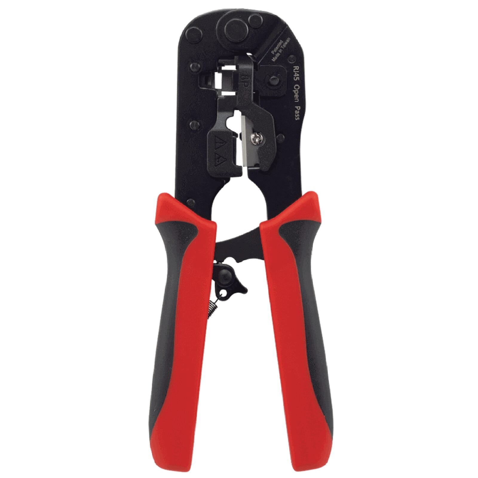 Hanlong HT-580ER Unshielded & Shielded Modular Plug Crimping Tool RJ45 Open-Pass | Hobeca