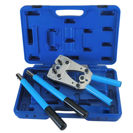 Hanlong HT-T51A Foldable Crimping Tool in Blow Mold Case | Hobeca