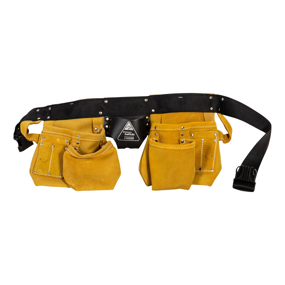 Crescent 4-Pocket Gold Suede Construction Apron | Accent Tools