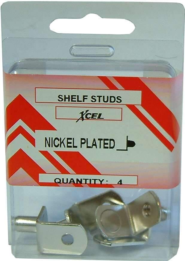 Prepax Shelf Studs - NP 4-pce 6mm