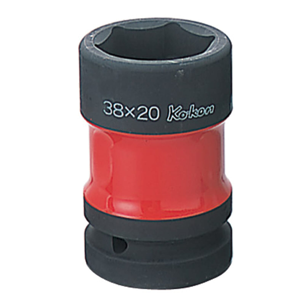 Koken PW8P Impact Rear Wheel Nut Socket 1"Dr 38 x 20mm Red | Hobeca