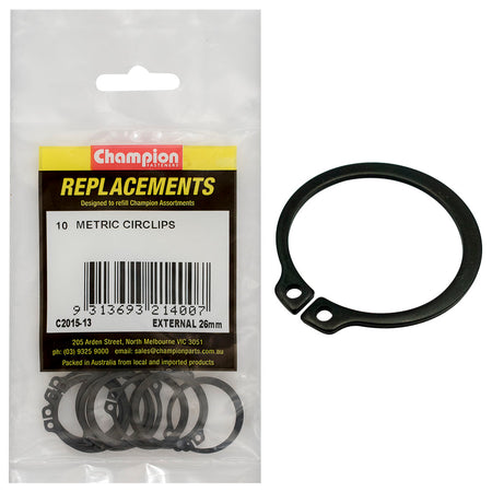 Champion 26mm External Circlip -10pk | ISL
