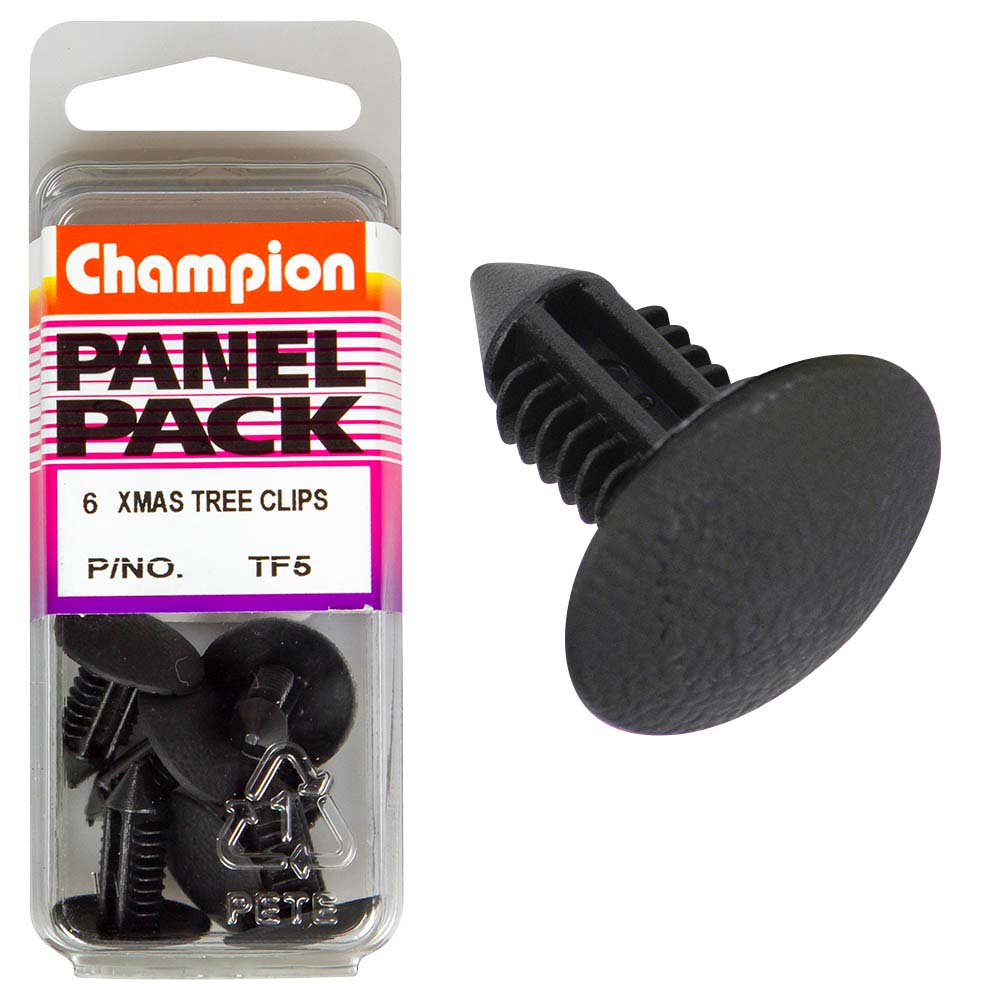 champion xmas tree clip black 17mm hd x 17 5mm 6pk