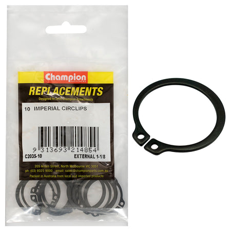 Champion 1-1/8in Imperial External Circlip -10pk | ISL